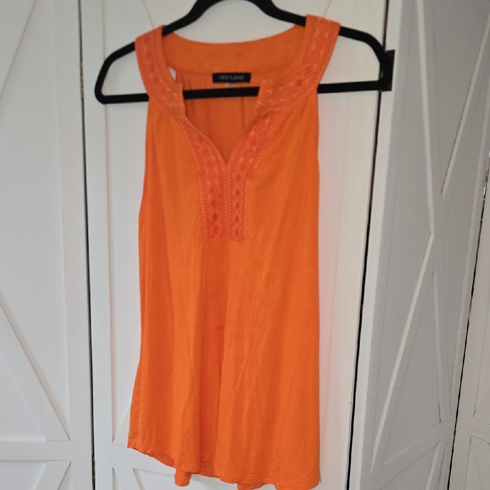 Cable & Gauge Bright Orange Tank Top